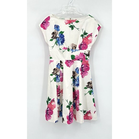 KATE SPADE dress sundress fit flare floral sleeveless midi wedding guest 10 - Picture 1 of 7